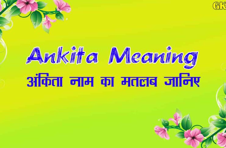 ankita name meaning hindi