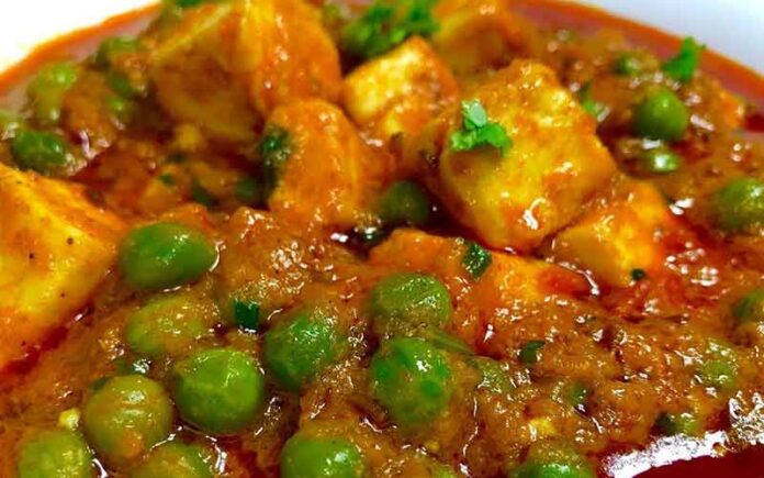 matar paneer recipe in hindi